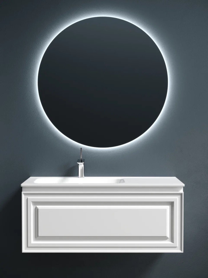 Тумба подвесная SANCOS Very 995х445х406, c одним ящиком оснащенным доводчиками, левая , Bianco , арт.VR100LW