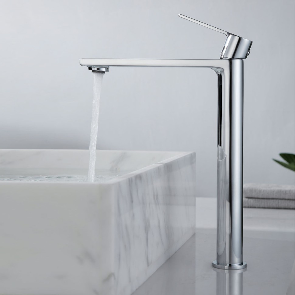 Смеситель для раковины Вог (Vogue) VBF-1V2CH однорычажный, хром