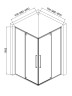 Душевой уголок 900*900*1950мм., стекло 6мм, цвет профиля хром. AQM7102