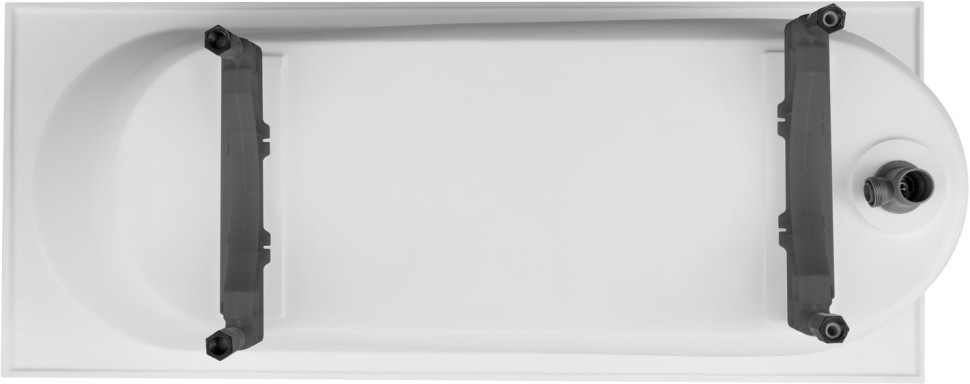 Ванна из искусственного камня Uperwood Lotus 170x75 см, белая