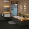 Ванна из искусственного камня Uperwood Lotus 170x75 см, белая