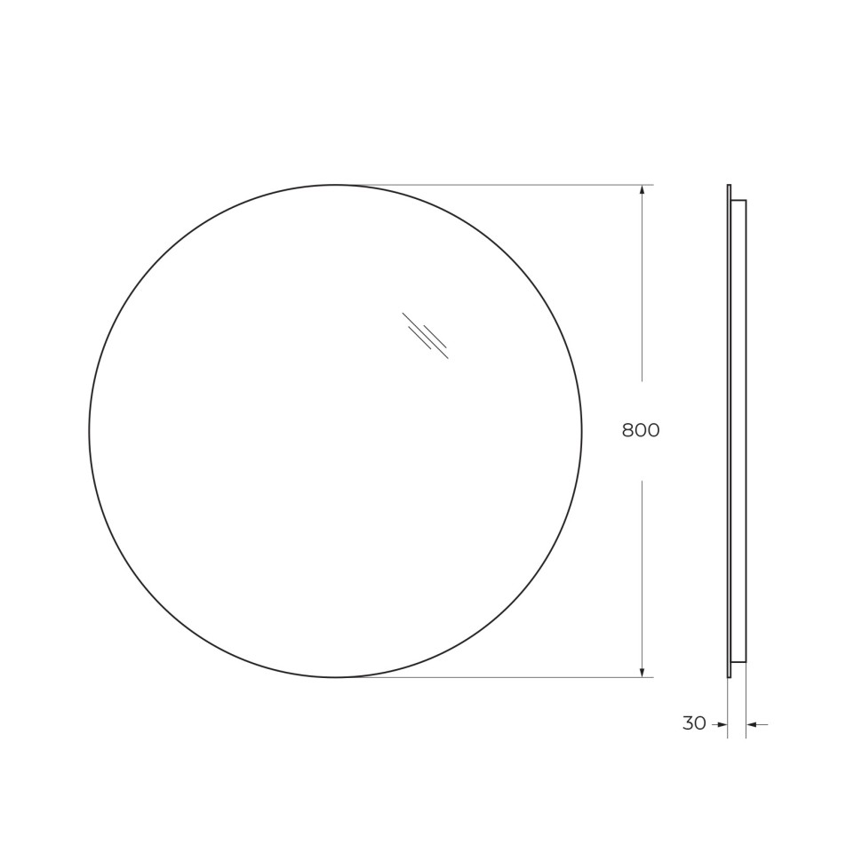Зеркало BelBagno SPC-INT-800-LED