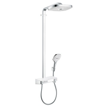 Душевая стойка Hansgrohe Raindance Select Push 300 3jet 27127400 белый/хром
