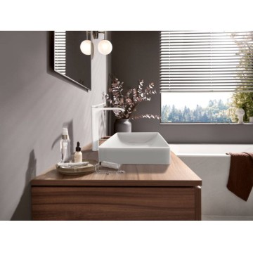 Смеситель для раковины Hansgrohe Vivenis (75042700) белый матовый