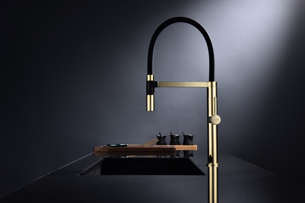 Смеситель для кухни Leader, золото, Le214101-G, Starke-Paulmark