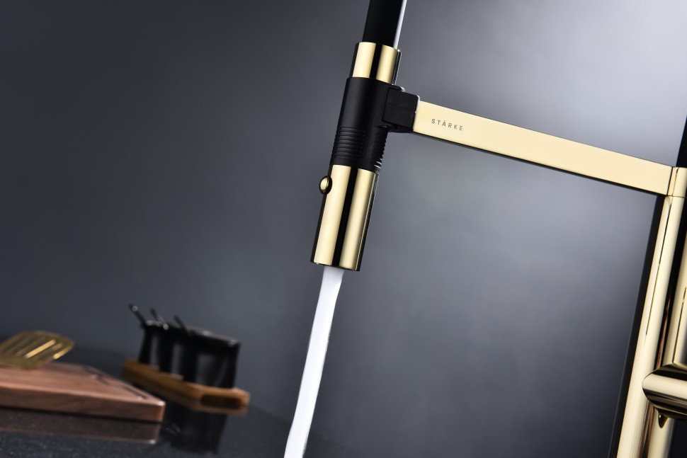 Смеситель для кухни Leader, золото, Le214101-G, Starke-Paulmark