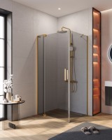 Душевой уголок CEZARES SLIDER-AH-1-100-70/80-GRIGIO-BORO