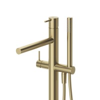 Напольный смеситель для ванны и душа CEZARES LEAF-VDP-L-SR