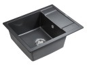 Мойка FLUGEN 50-600, IT-GRANIT, PM216050-BLM, черный металлик, 600х500 мм, Paulmark