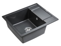 Мойка FLUGEN 50-600, IT-GRANIT, PM216050-BLM, черный металлик, 600х500 мм, Paulmark
