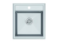 Мойка STEPIA 45, IT-GRANIT, PM114651-GRM , серый металлик, 460х510, Paulmark