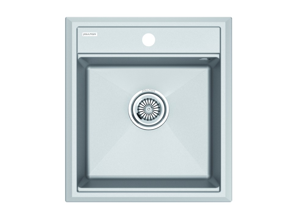 Мойка STEPIA 45, IT-GRANIT, PM114651-GRM , серый металлик, 460х510, Paulmark