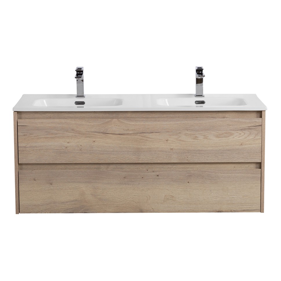 База под раковину подвесная BelBagno KRAFT-1200-2C-SO-2-RGB Rovere Galifax Bianco