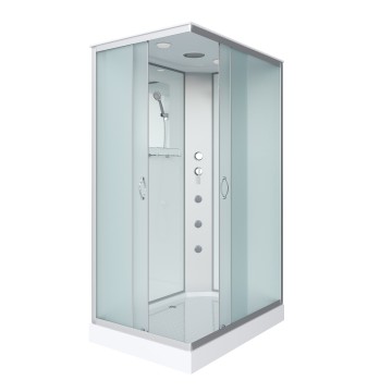 Душевая кабина Niagara Classic NG-43285-14QG (120х80х215) низкий поддон(13см),стекло матовое,3 места