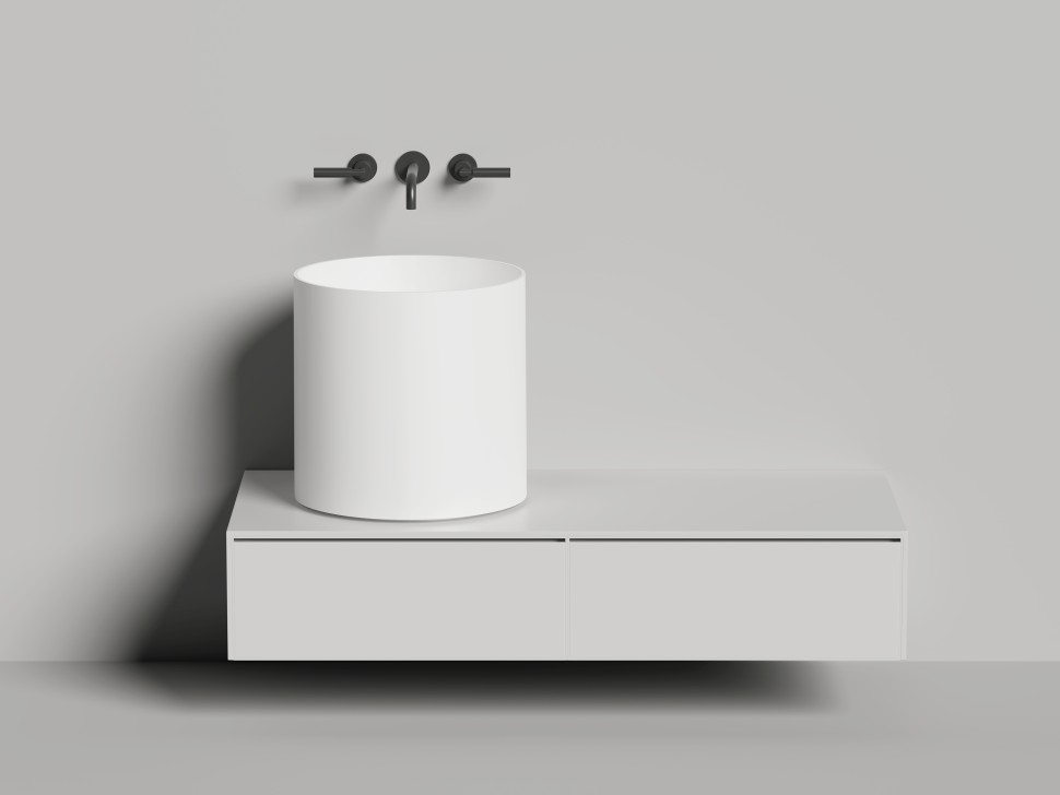 Раковина накладная ARMONIA ROUND 03 450х450х450 S-Stone Матовое