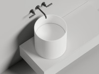 Раковина накладная ARMONIA ROUND 03 450х450х450 S-Stone Матовое