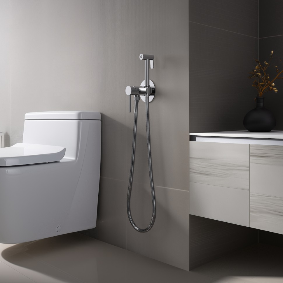 Смеситель встроенный с гигиеническим душем Timo Saona 2338/00SM хром