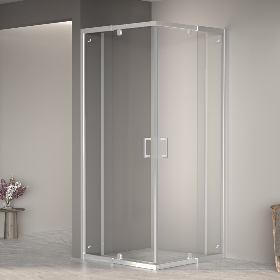 Душевой уголок RGW PA-038 (Прозрачное, 800x800)