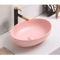 Раковина Ceramalux 78590MP, цвет розовый