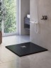Душевой поддон квадратный RGW ST-G Графит (1000x1000)