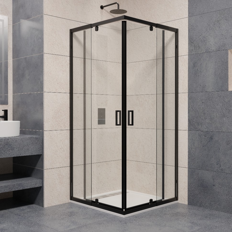 Душевой уголок RGW PA-038B (Прозрачное, 800x800)