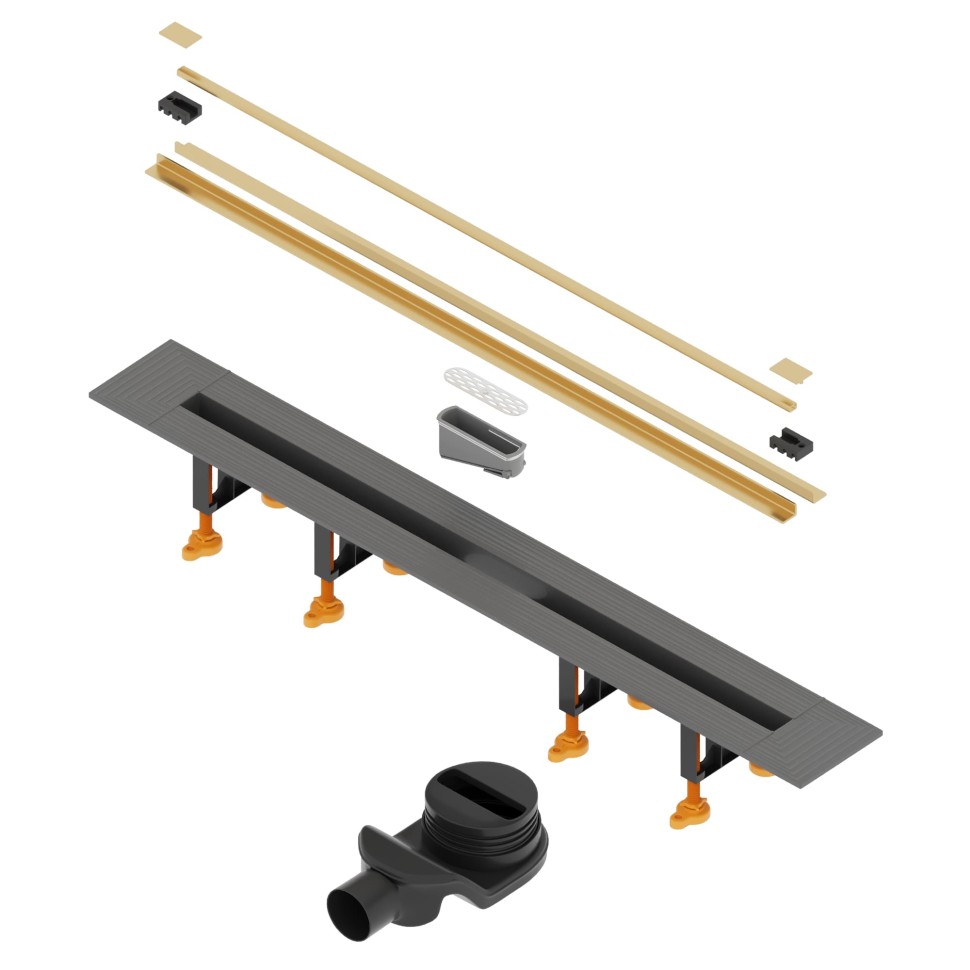 Душевой трап, обрезной RGW SDR-55Gb (1200)