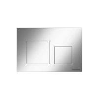 Кнопка смыва Balance, клавиши Square, цвет хром матовый, арт. CN12-002M