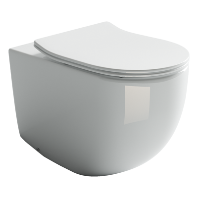 Напольный приставной унитаз Metropol Rimless CN4004