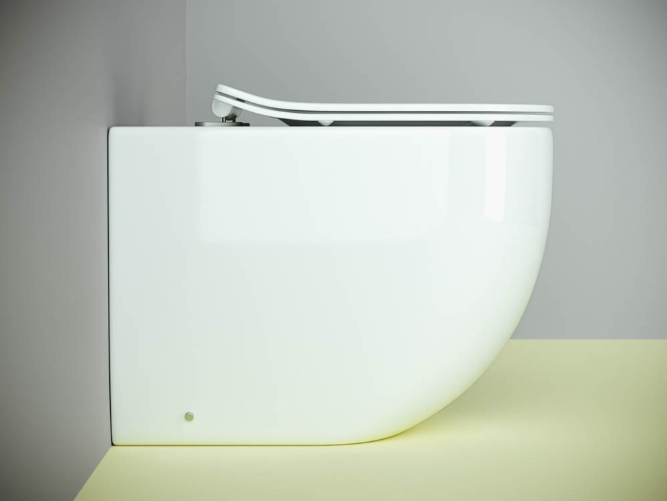 Напольный приставной унитаз Metropol Rimless CN4004