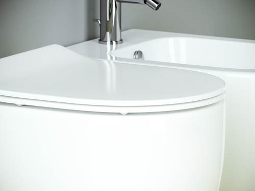 Напольный приставной унитаз Metropol Rimless CN4004