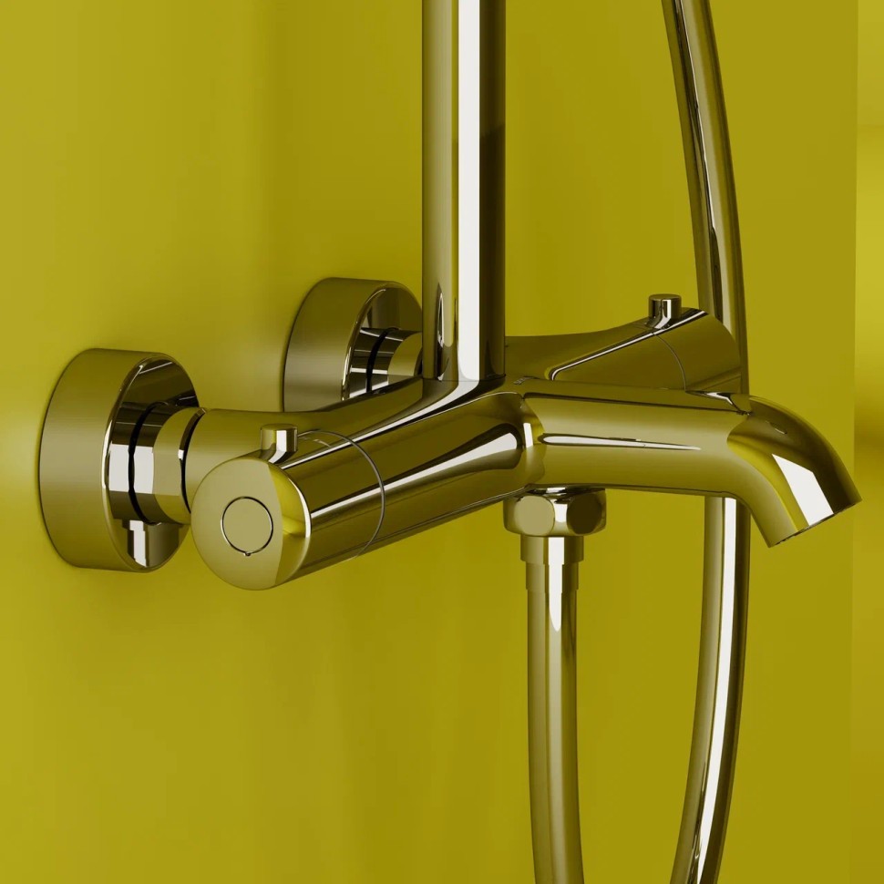 Душевая стойка для душа с термостатическим смесителем SANCOS Game, цвет хром, арт. SC3001CH