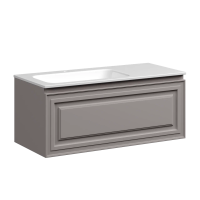 Тумба подвесная SANCOS Very 995х445х406, c одним ящиком оснащенным доводчиками, левая , Doha Soft , арт.VR100LSM