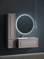 Тумба подвесная SANCOS Very 995х445х406, c одним ящиком оснащенным доводчиками, левая , Doha Soft , арт.VR100LSM