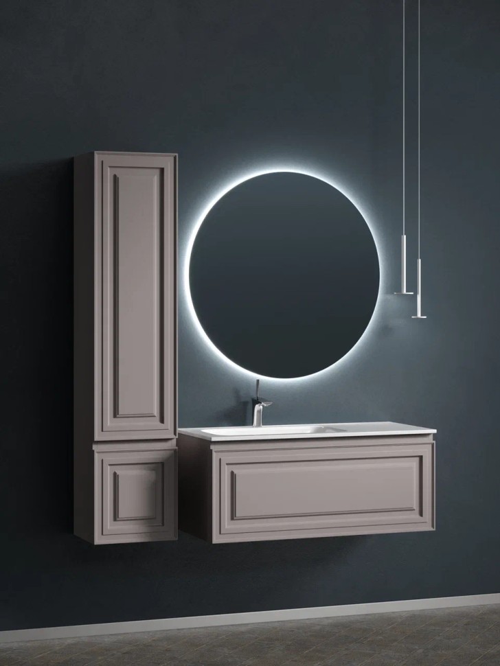 Тумба подвесная SANCOS Very 995х445х406, c одним ящиком оснащенным доводчиками, левая , Doha Soft , арт.VR100LSM