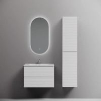 Тумба подвесная SANCOS Folk 690х445х500, c двумя ящиками оснащенными доводчиками, Bianco, арт.FL70W