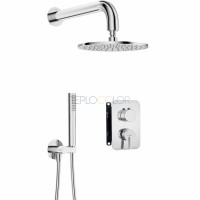 Набор для душа скрытого монтажа, со смешивающим BOXом - с верхним душем