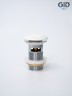 Донный клапан Gid с переливом Wh100-1 71102K белый 7x7x10