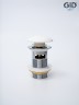 Донный клапан Gid с переливом Wh100-1 71102K белый 7x7x10