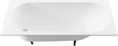 Ванна из искусственного камня Uperwood Lotus 180x80 см, белая