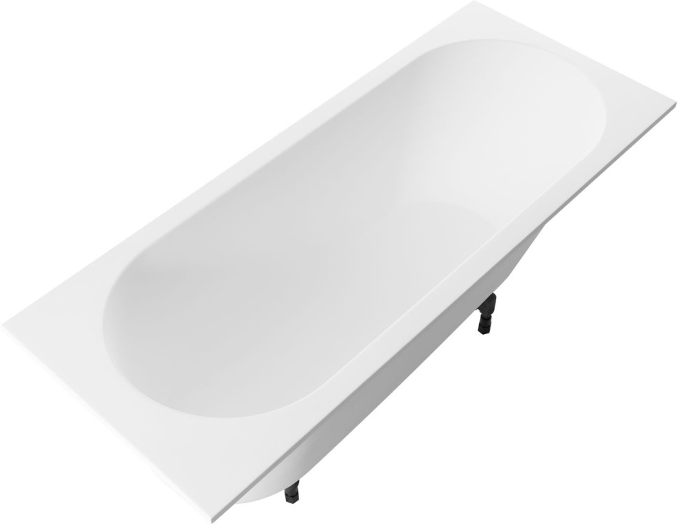 Ванна из искусственного камня Uperwood Lotus 180x80 см, белая