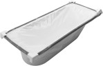 Ванна из искусственного камня Uperwood Lotus 180x80 см, белая