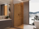 Душевая перегородка Волк-Ин (Walk-In) VLSW-1H100GS, 1000*2000, хром, стекло янтарь