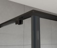 Душевой уголок Arno VSR-1A9012CLB, 1200*900, черный, стекло прозрачное