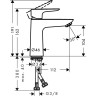 Смеситель для раковин Hansgrohe Talis E хром (71712000)
