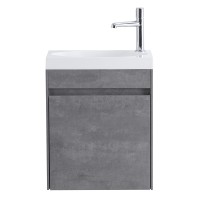 База под раковину подвесная BelBagno PIETRA MINI-460-1A-SO-SCM-R Stucco Cemento