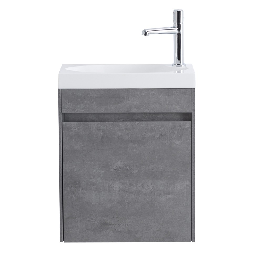 База под раковину подвесная BelBagno PIETRA MINI-460-1A-SO-SCM-R Stucco Cemento