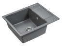 Мойка FLUGEN 50-600, IT-GRANIT, PM216050-DG, графит, 600х500 мм, Paulmark