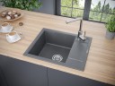 Мойка FLUGEN 50-600, IT-GRANIT, PM216050-DG, графит, 600х500 мм, Paulmark