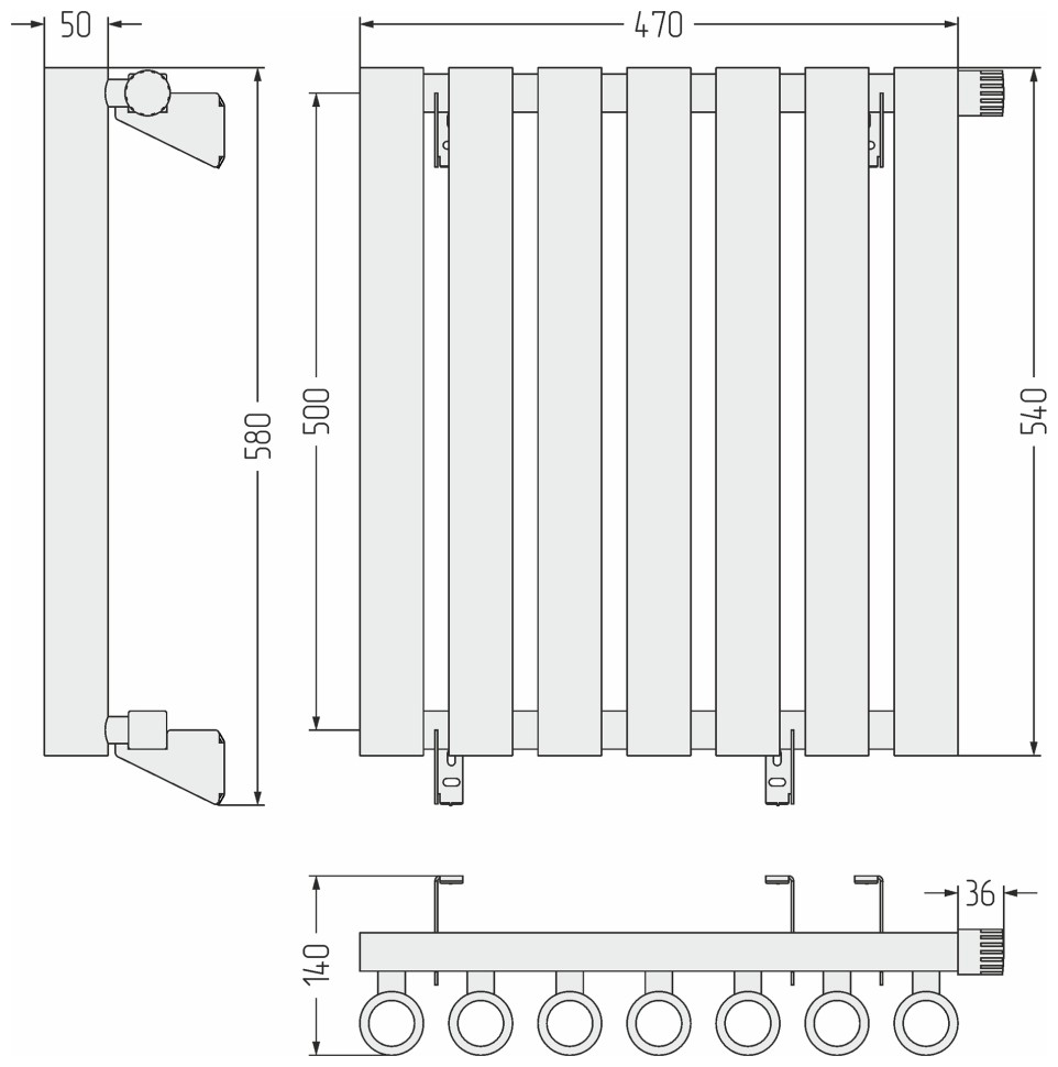 Кумир-0 EU50 правый 500х470 7 секций