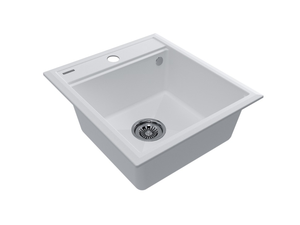 Мойка STEPIA 45, IT-GRANIT, PM114651-WH , белый, 460х510, Paulmark